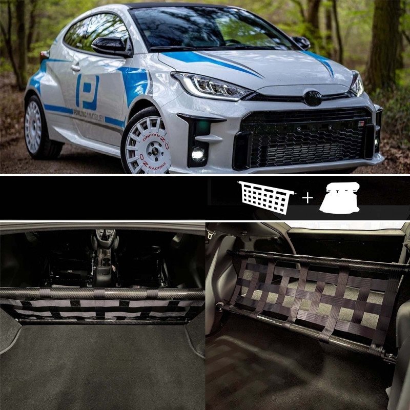 Clubsport Set Komplettset V2 - Doppelstrebe mit Netz und Teppich für Toyota GR Yaris